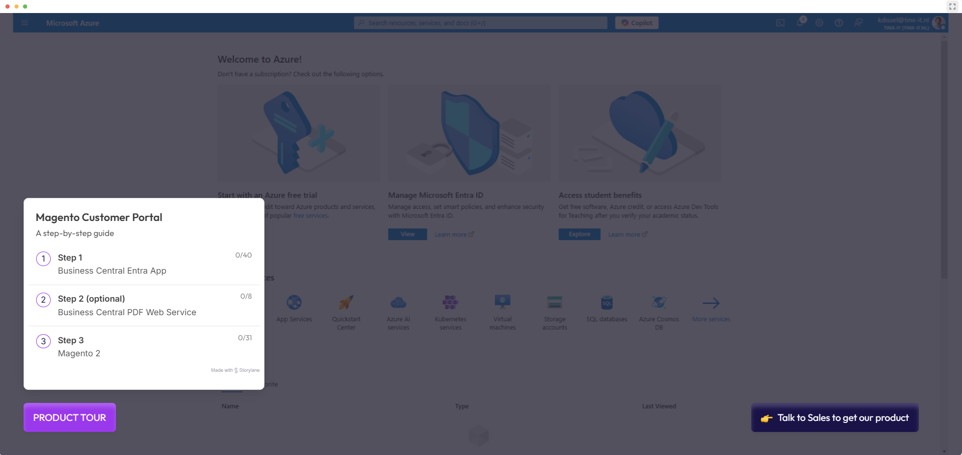 Screenshot of the interactive demo