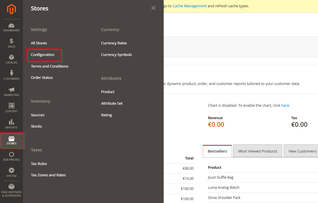 magento-backend-stores-configuration